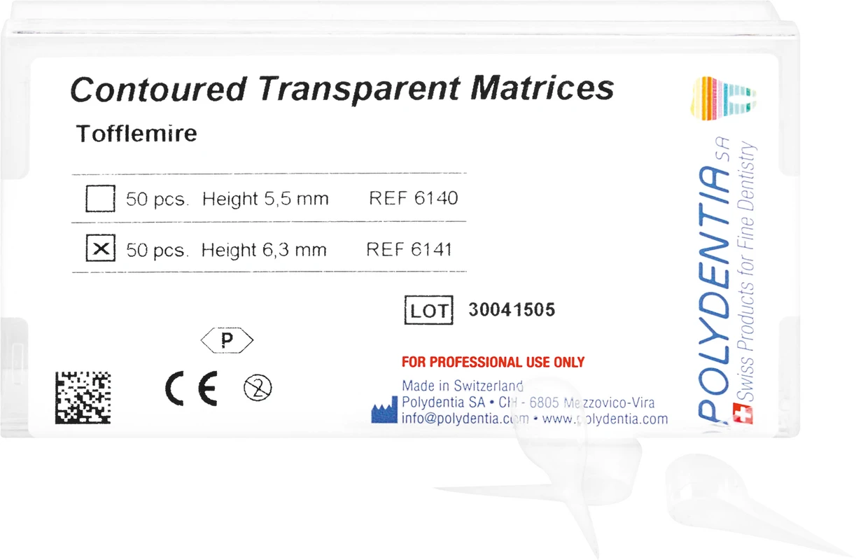Matrizen nach Tofflemire transparent Polydentia SA