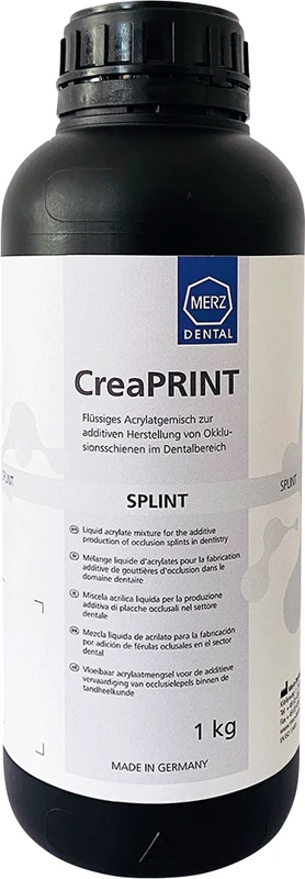 CreaPRINT Splint Flasche 1 kg 385 nm, clear