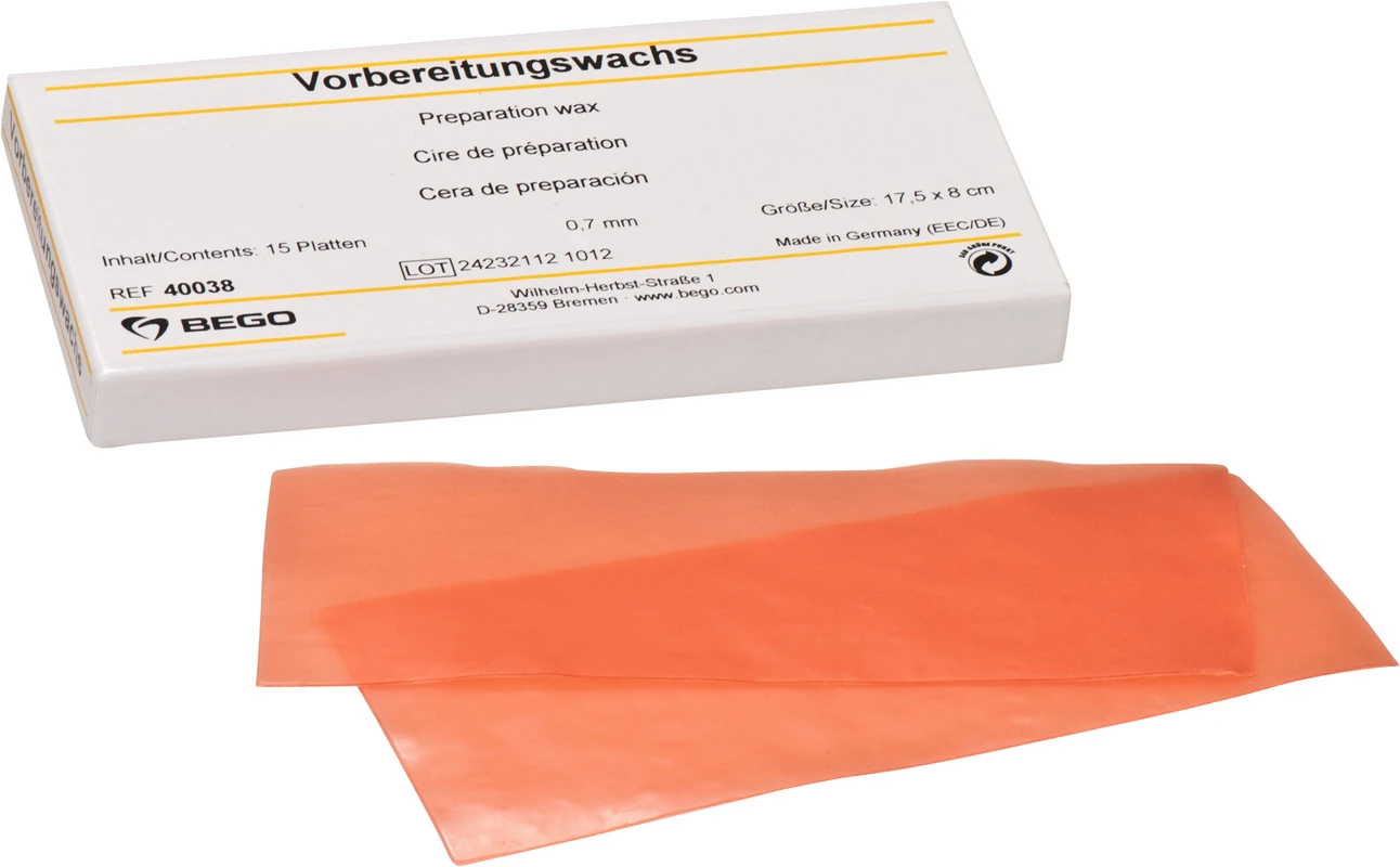 Vorbereitungswachs BEGO