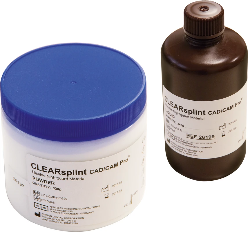 astron® Clearsplint® CAD/CAM Pro Packung 3 x 240 g Flüssigkeit