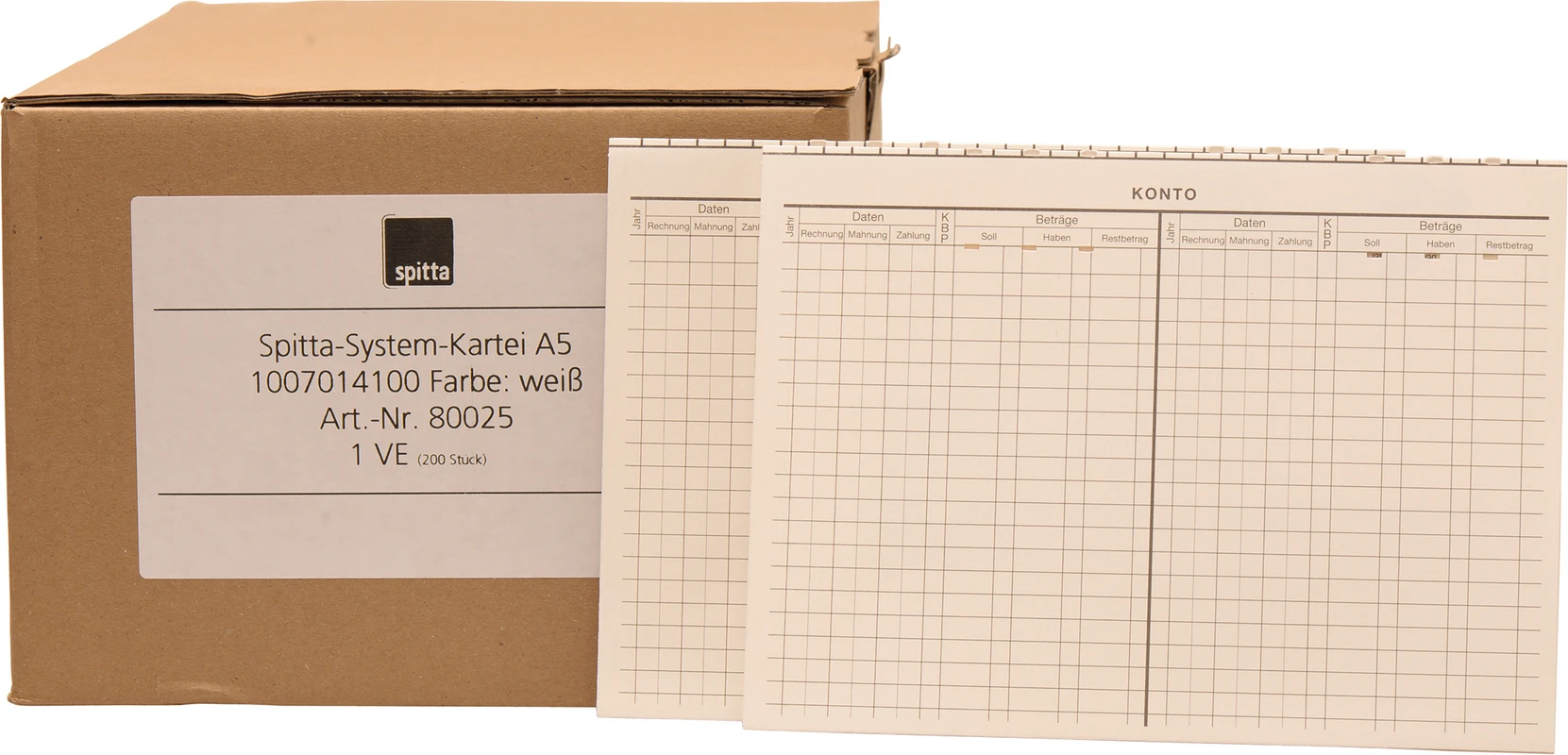 System Karteikarten A5 Spitta Verlag