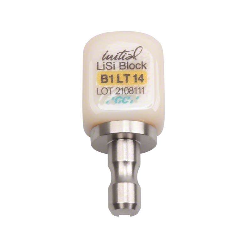 GC Initial™ LiSi Block für CEREC Packung 5 Stück Größe 14, B1 LT