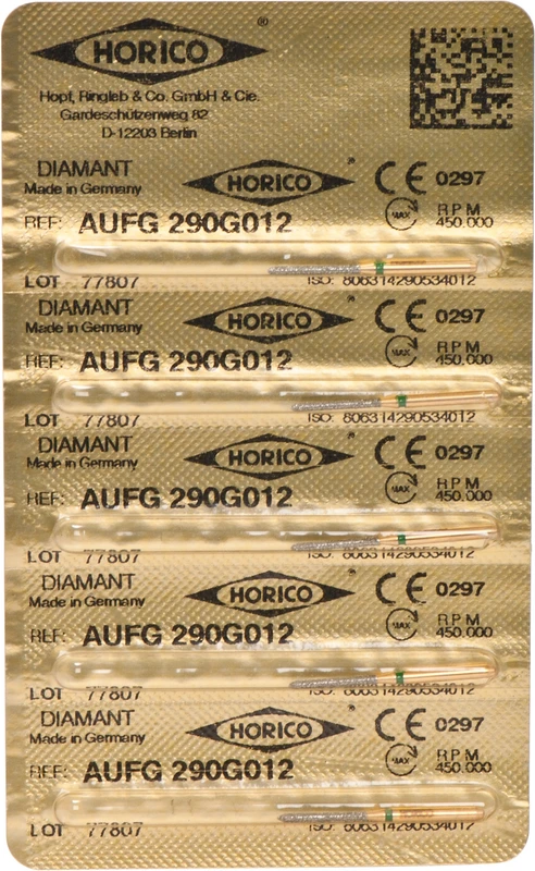 Diamant AuFG 290 Packung 5 Stück grün grob, FG, Figur 290, ISO 012
