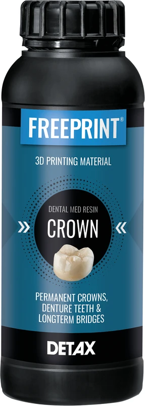 FREEPRINT® CROWN Flasche 500 g Kunststoff 385 nm, A3