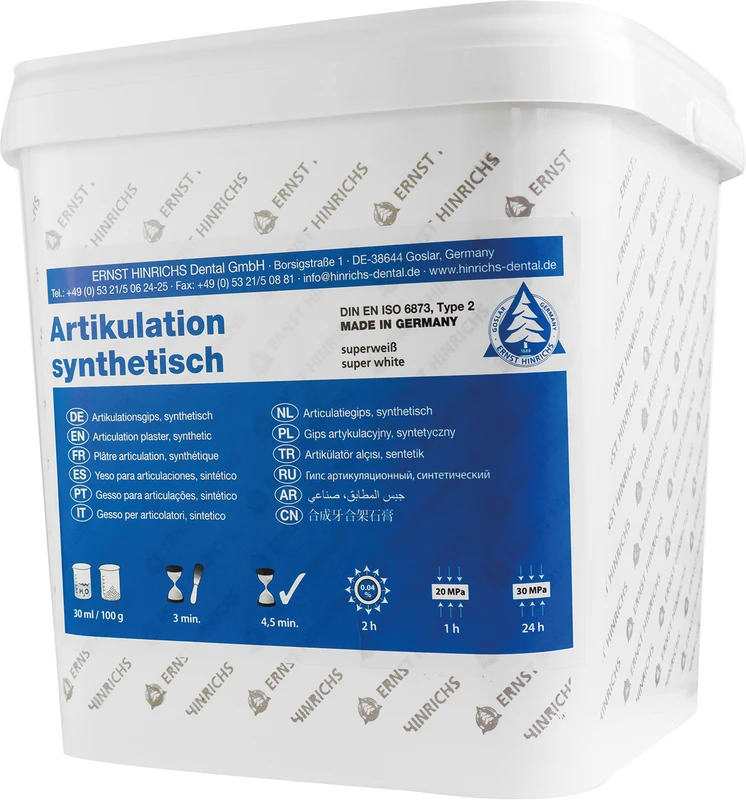 Artikulationsgips - synthetisch ERNST HINRICHS