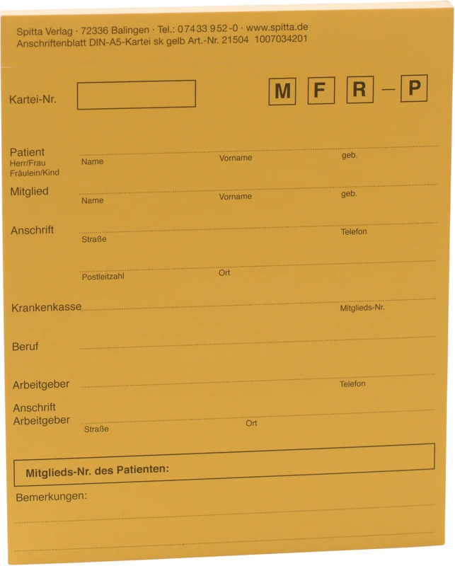 Adressaufkleber DIN A5 Spitta Verlag