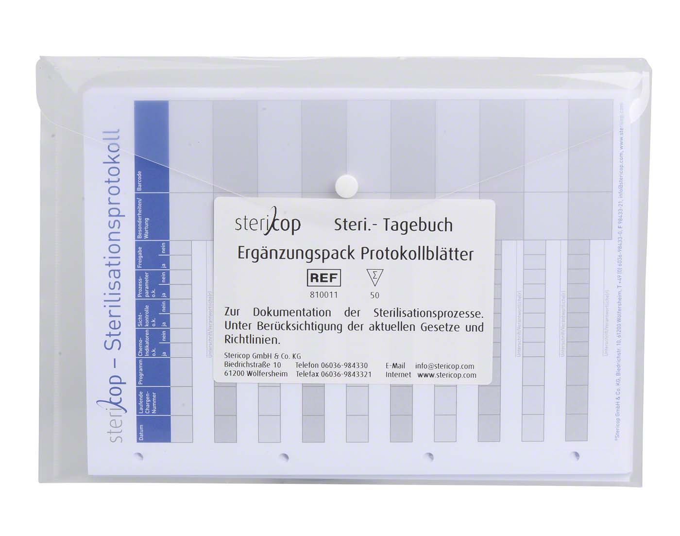 Ersatzblätter für Tagebuch stericop