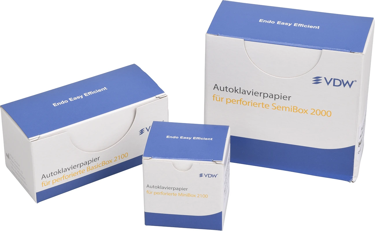 Autoklavierpapier Packung 250 Stück für MiniBox 2100, Flexmaster SystemBox